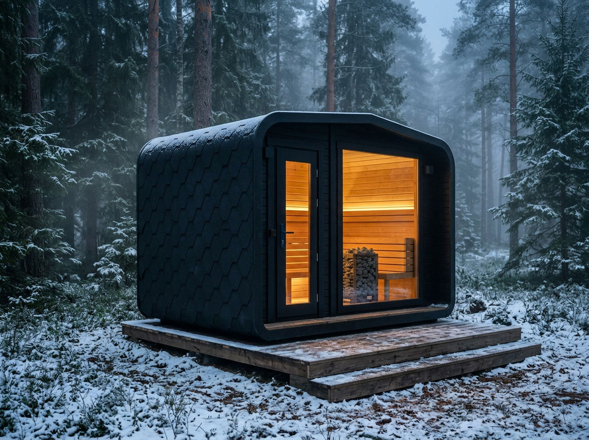 Fjord outdoor sauna model