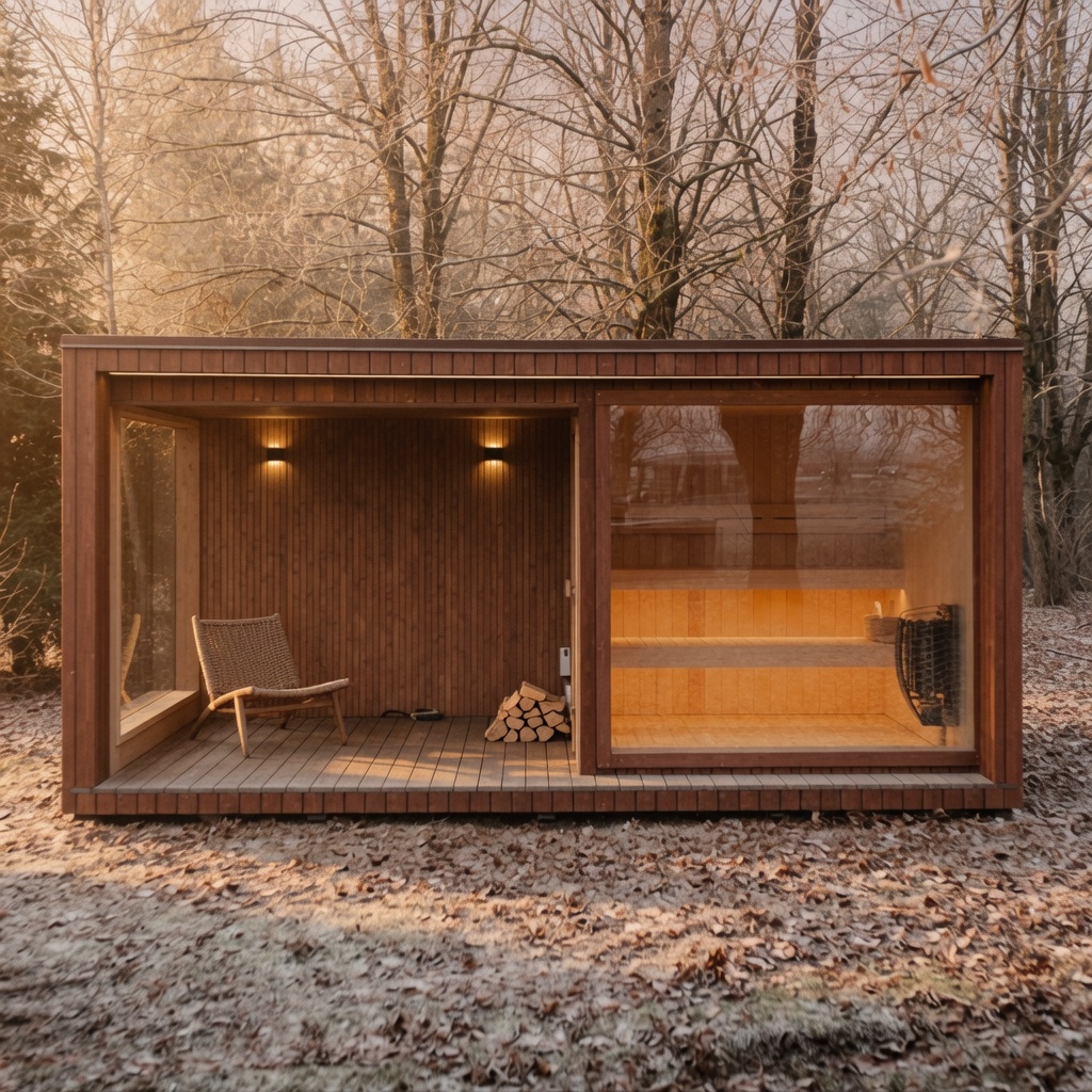 Berlin outdoor sauna model